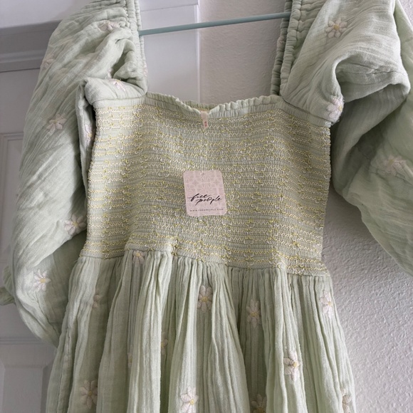 NWT Free People - Dahlia Embroidered Maxi Dress - Picture 2 of 2